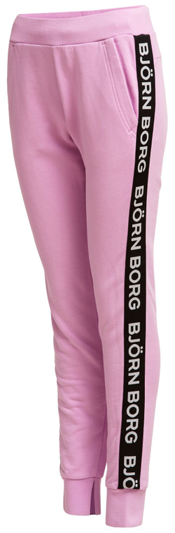Женские теннисные брюки Björn Borg Logo Pants B Sport W - violet tulle