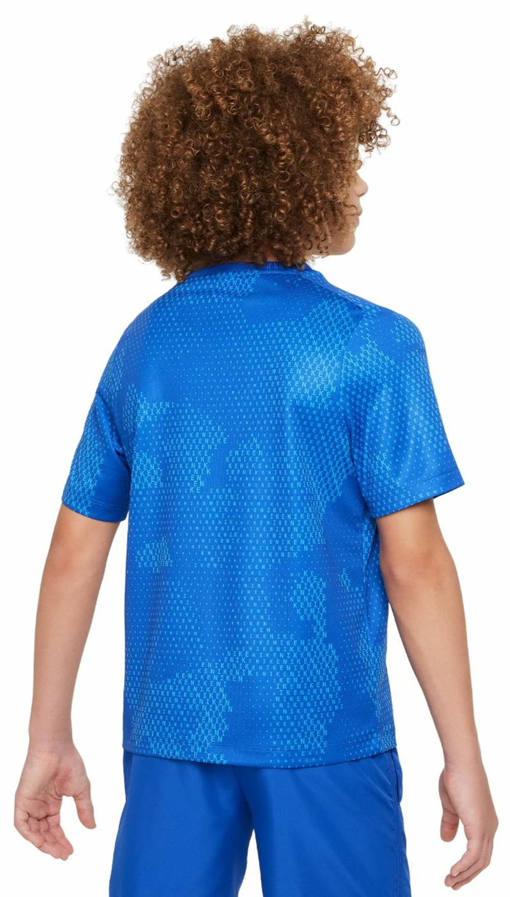 Футболка для мальчика теннисная Nike Kids Dri-Fit Short-Sleeve Top - game royal/white