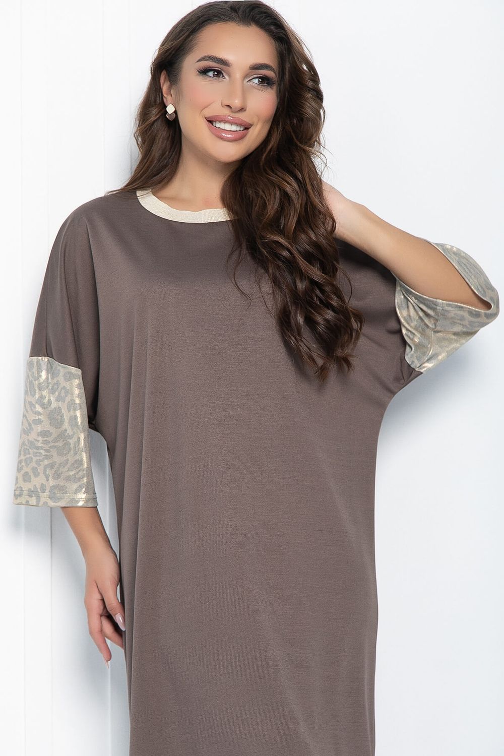 Платье Уютный шик (коричневое) П11147 LT Collection