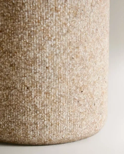 ZARA HOME СТАКАН ДЛЯ ЗУБНЫХ ЩЕТОК ИЗ СМОЛЫ, БЕЖЕВЫЙ