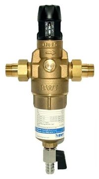 Фильтр BWT Protector mini H/R 3/4" HWS с редуктором давления горячей воды 100 мкм (810563)