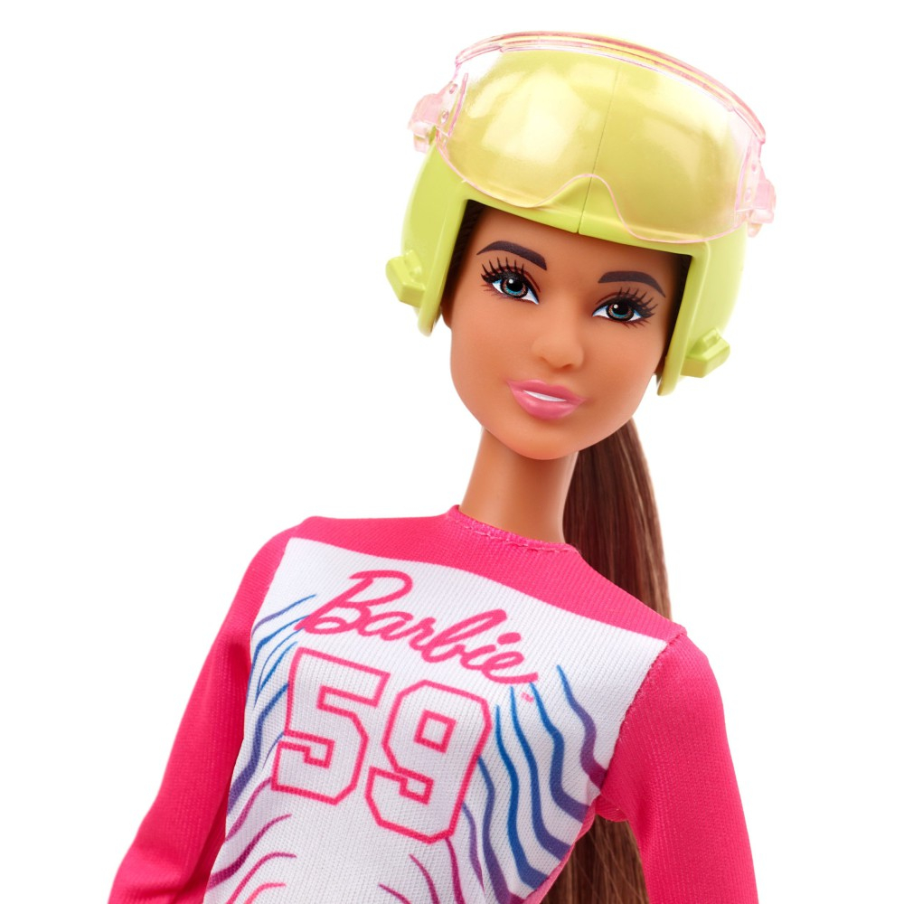 Barbie Sporty zimowe - Лыжница-альпинистка + Аксессуары HCN33