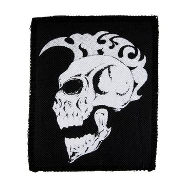 Нашивка Череп панка с ирокезом (95Х115)