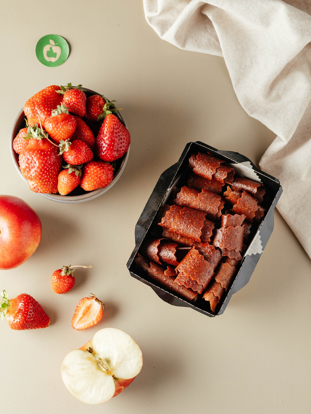 Пастилазки МАКСИ с клубничными пастилайсами, дыней и шоколадом в подарок