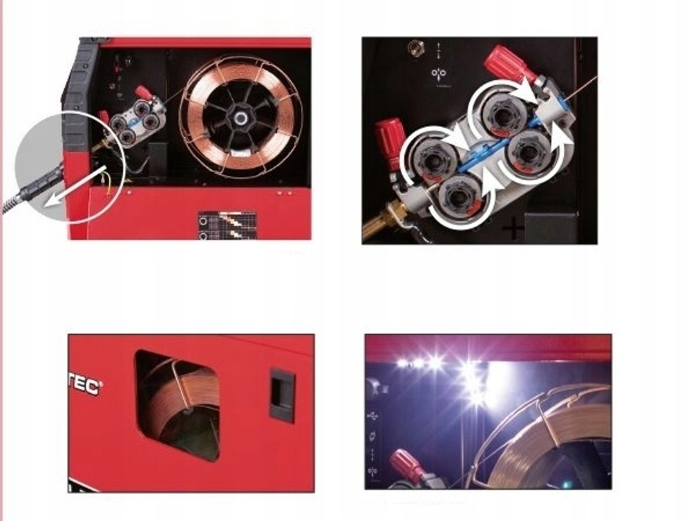 Полуавтомат сварочный POWERTEC I380C ADVANCED 400В 3Ф (K14288-2)