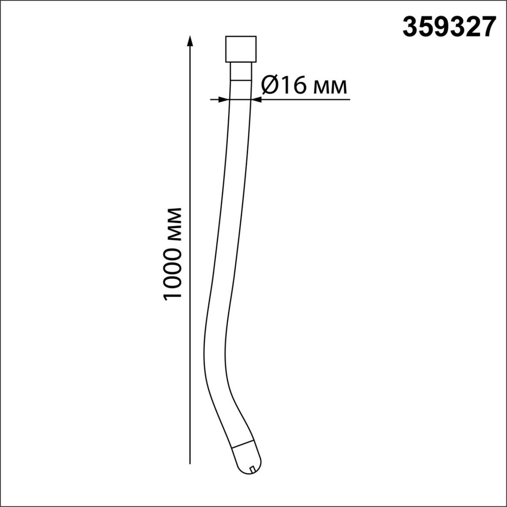 359327 KONST NT24 066 черный Светильник светодиодный IP20 LED 4000K 14W 170-265V 1360Лм RAMO