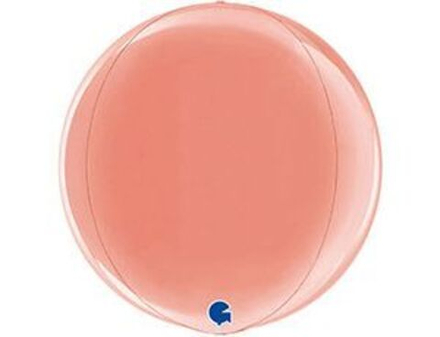 Г 3D СФЕРА Б/РИС 15 Металлик Rose Gold