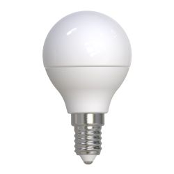 LED-G45-6W-4000K-E14-FR-RA95 PLK01WH Лампа светодиодная. Форма шар. матовая. Белый свет 4000K. Картон. ТМ Uniel