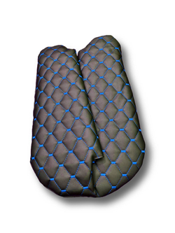 Чехлы на козырьки Волга 3110, 31105(синяя нить Рубин)