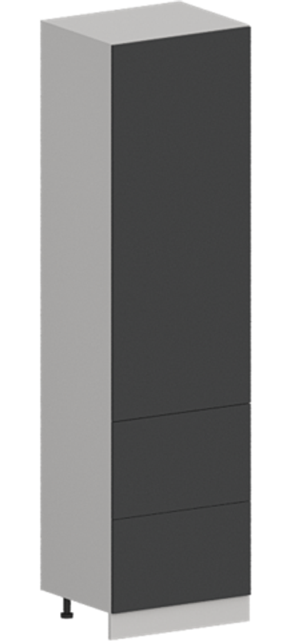 Кухня Модуль ШП2Я 600М Вотан / Графит Софт