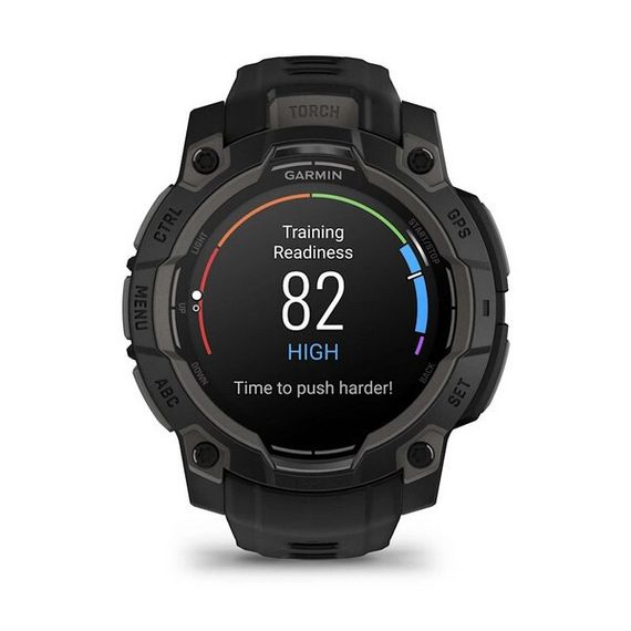 Умные часы Garmin Instinct 3 Amoled 45 mm Black with Black Band (010-02936-00)