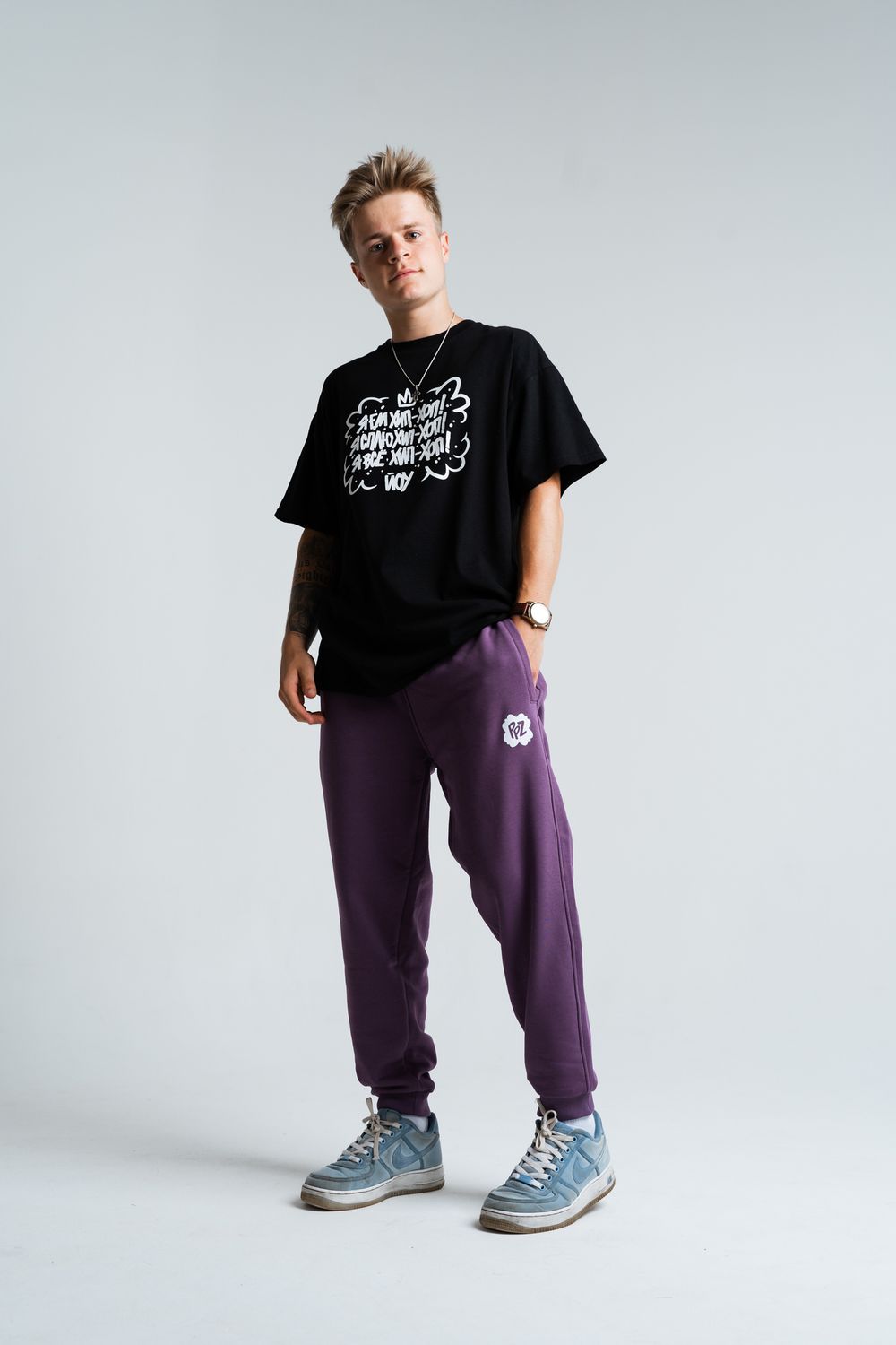 Брюки PPZ Фиолетовые