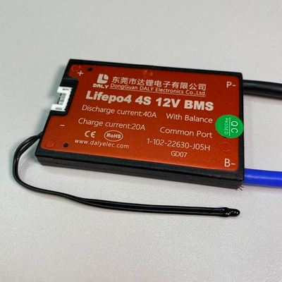 Плата LiFePo4 BMS daly 4s12v 40A с термодатчиком