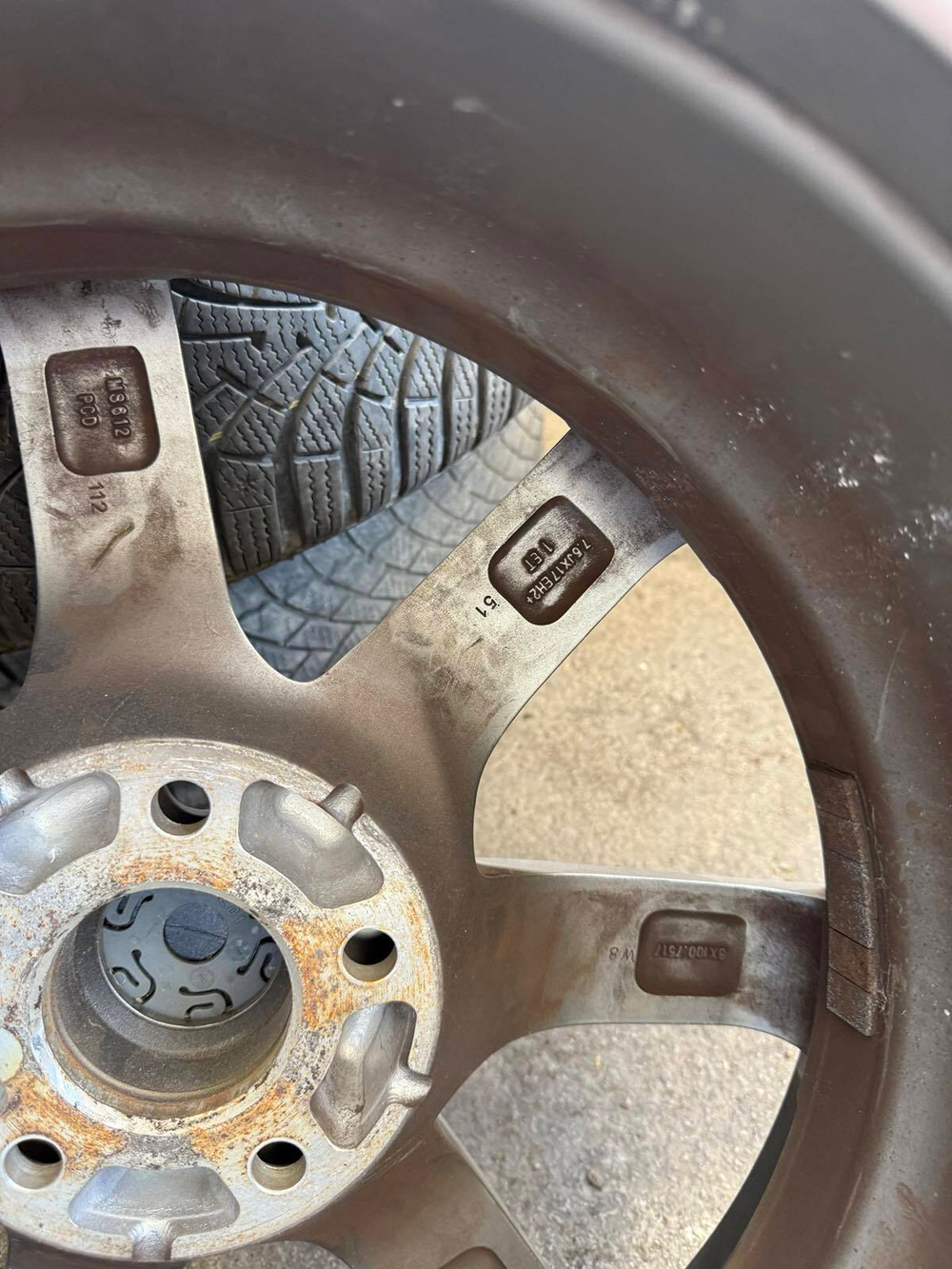 Диски 5×112 ЕТ 50 7J R 17 Dia 63.4 комплект