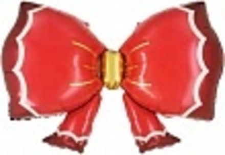 Шар (36""/91 см) Фигура, Бант, Красный, 1 шт. З9