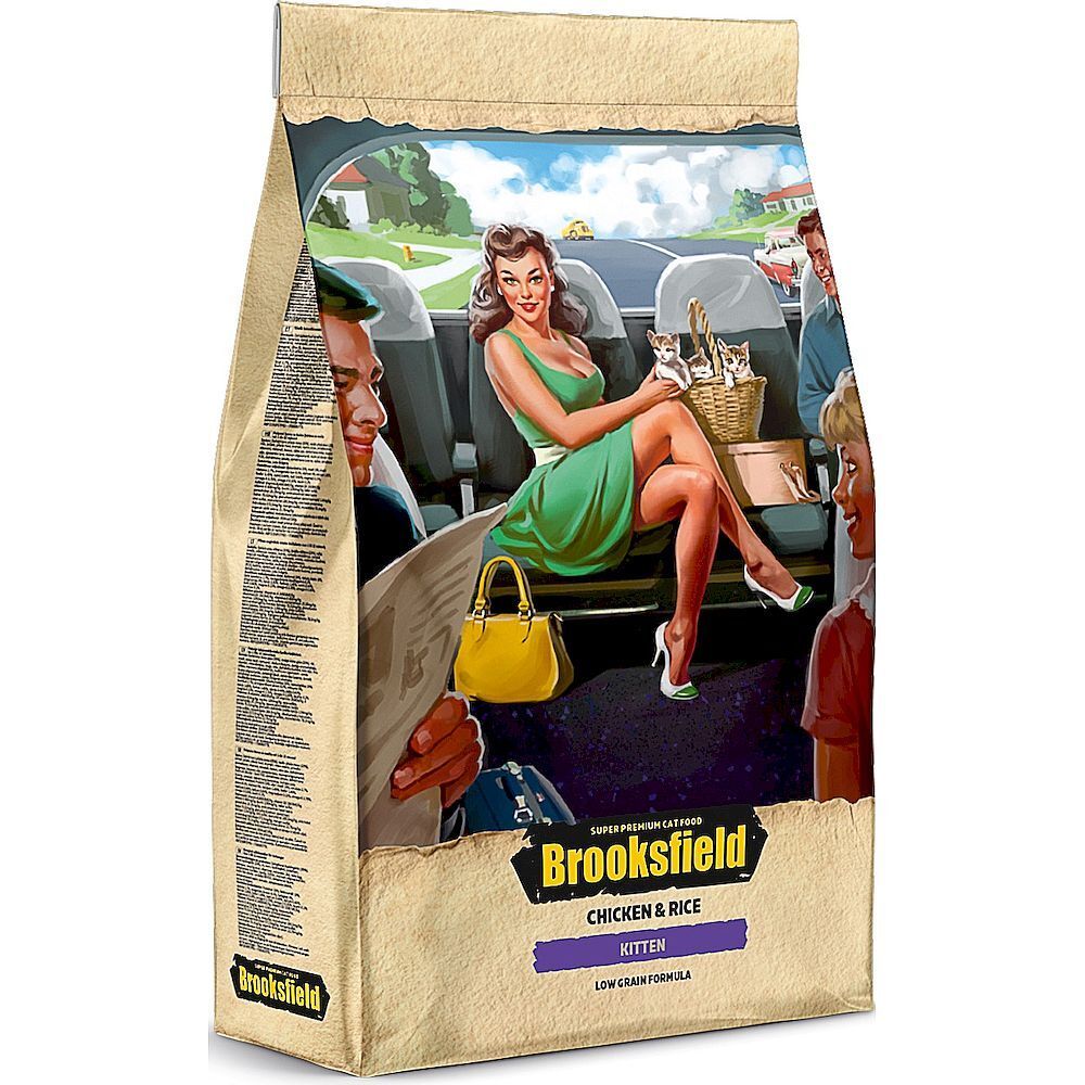 BROOKSFIELD Kitten Сухой корм для котят 2кг Курица/рис