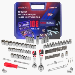 Набор инструментов 108пр. 1/4'', 3/8''(6гр.) YATAFORCE YF-41082-5DS