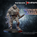 Adeptus Arbites Имперский арбитр №3 с ножом и винтовкой миниатюра для dnd, днд, pathfinder, фентези, Настольная игра, НРИ, Варгейм, РПГ