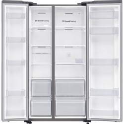 Холодильник Samsung RS61R5001M9/WT side by side, серебристый