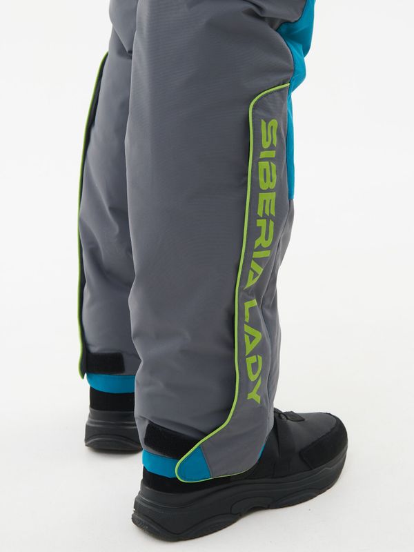 Костюм зимний Женский Siberia Lady ткань Breathable цвет Бирюза/Серый