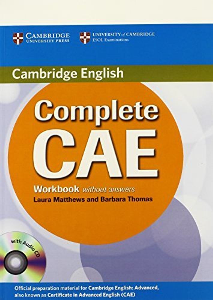 Complete CAE Workbook without Answers with Audio CD