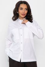 Рубашка хлопковая Асгарда (белая) Б14567-31М LT Collection