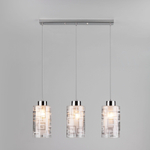 Светильник с тремя плафонами 50002/3 хром