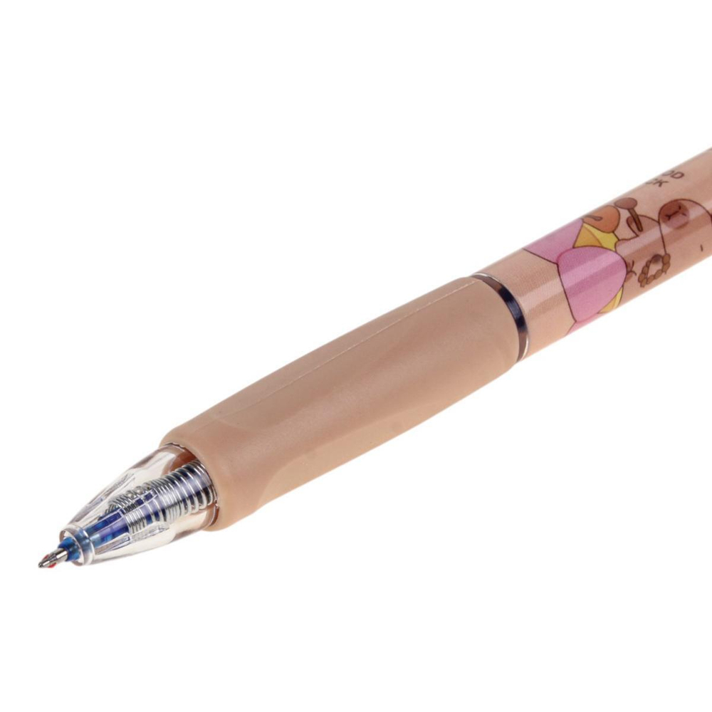 Ручка пиши-стирай "Капибара", 0,5мм, автомат, синяя, 4 вида микс