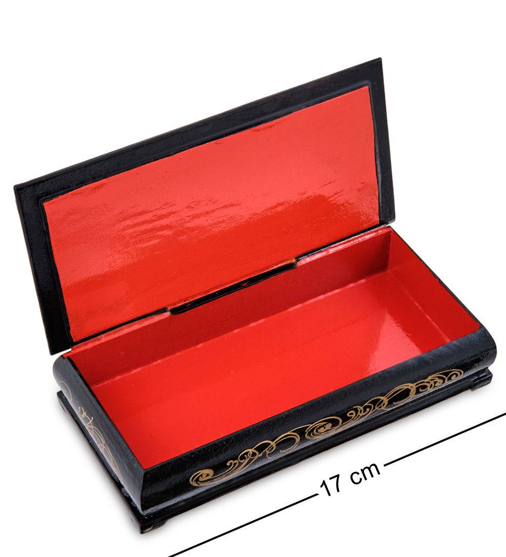 Народные промыслы ШК-11/12-K Шкатулка-купюрница в технике декупаж (8х17х4