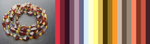 Янтарные бусы двухцветные длинные 90 см (7118)