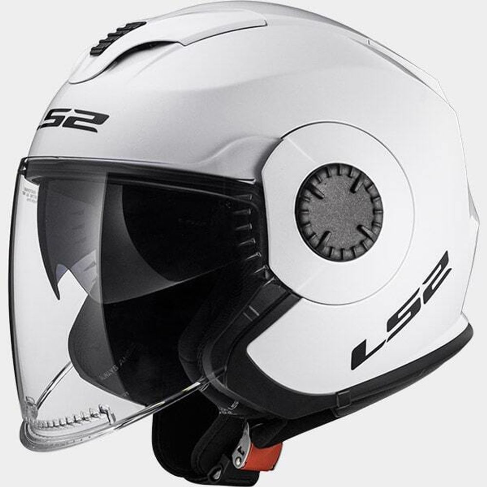 LS2 Шлем мотоциклетный открытый OF570 VERSO SOLID белый