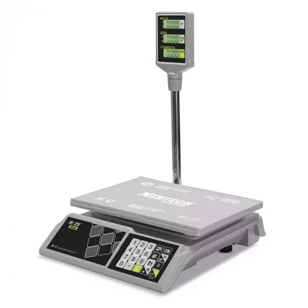 Весы торговые M-ER 326 AC "Slim"