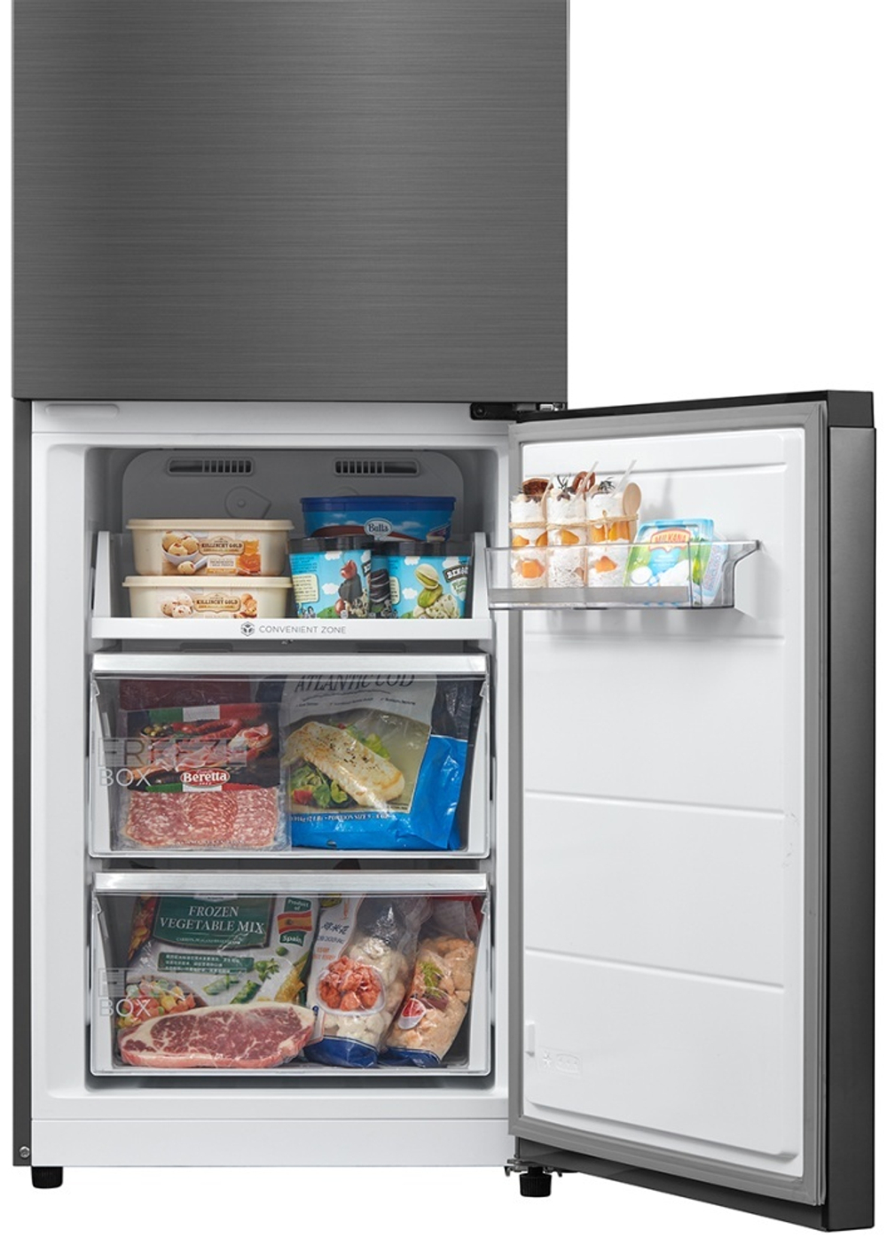 Холодильник Midea MDRB521MIE46OD серый