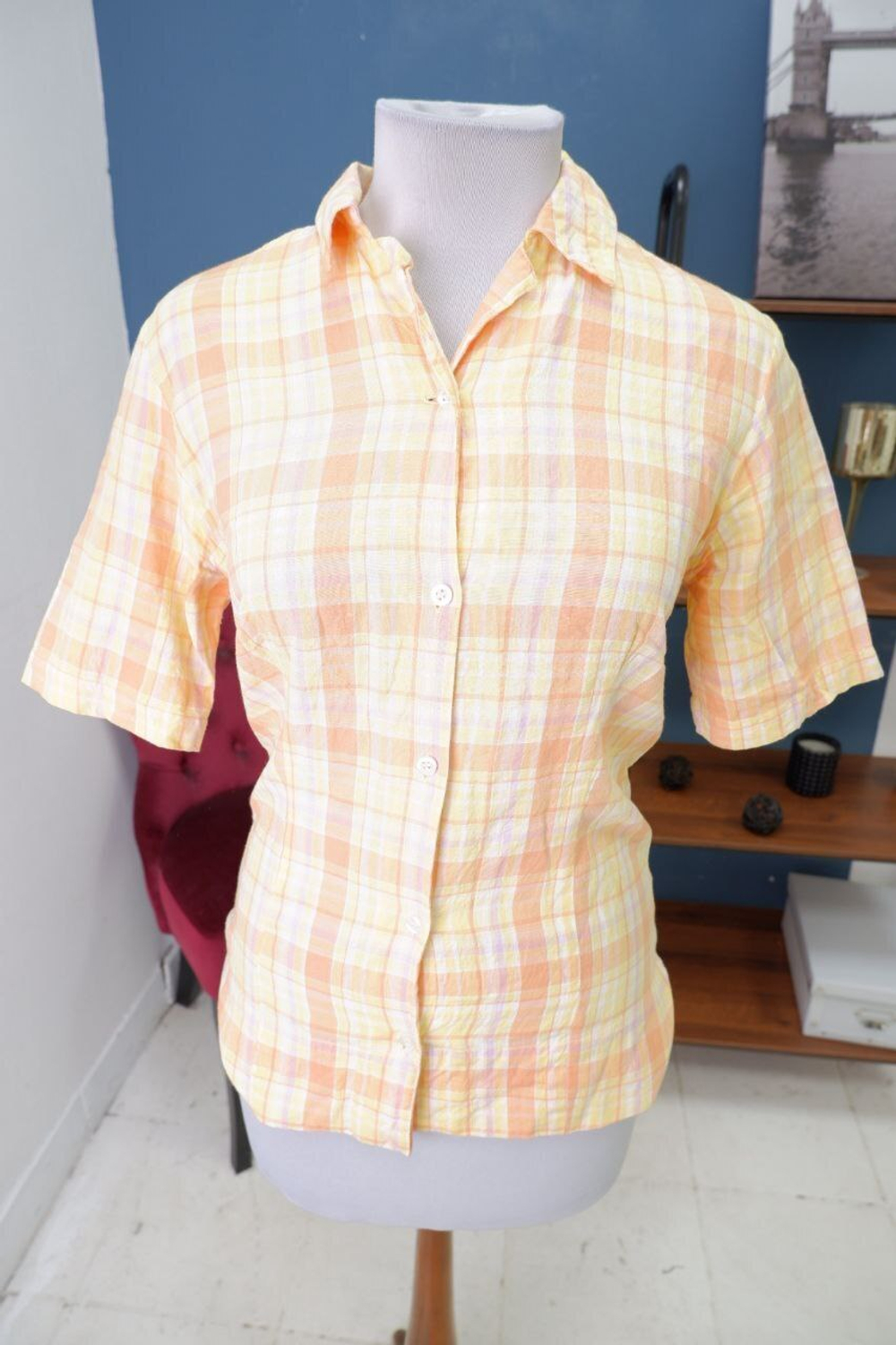 Рубашка Giani Feroti в клетку 44 размер