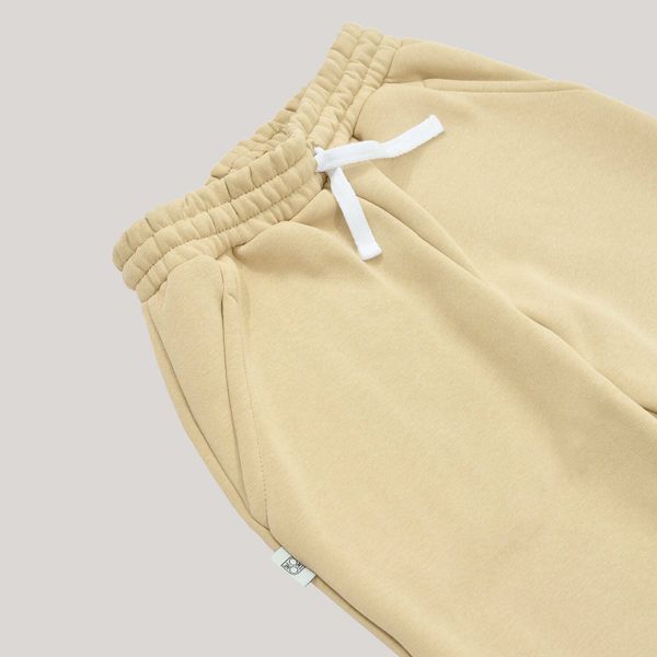 Брюки Oxford Tan широкие утепленные бежевые - фото 8