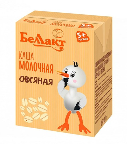 Каша молочная детская овсяная 207г. Беллакт