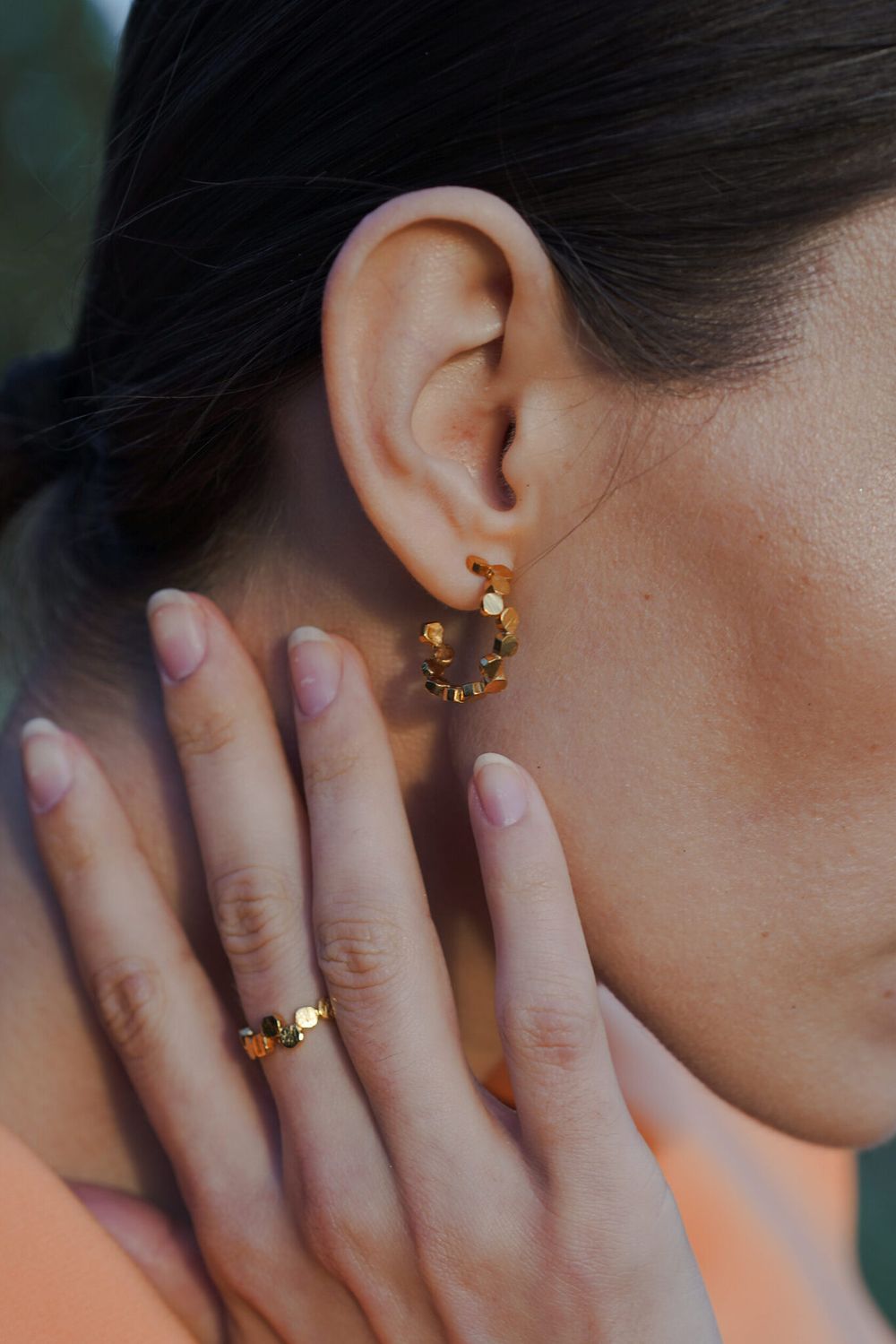 Кольцо Конфетти Мини, позолота