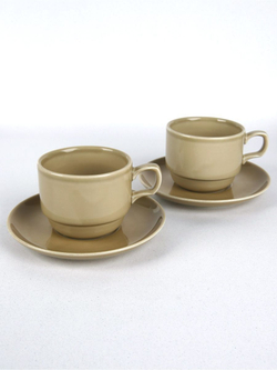 Чайная пара Башкирский фарфор, 200 мл, 2 шт, фарфор, цвет