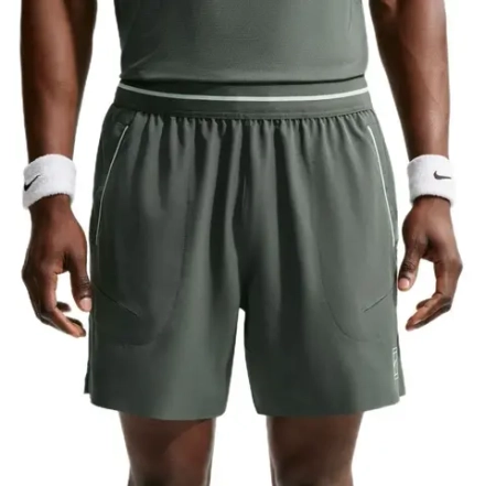 Теннисные шорты Nike Court Advantage Dri-Fit 6in Tennis - camo green/cucumber calm