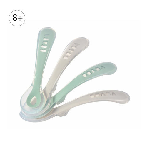 Набор силиконовых ложек для первого прикорма BEABA 4 шт