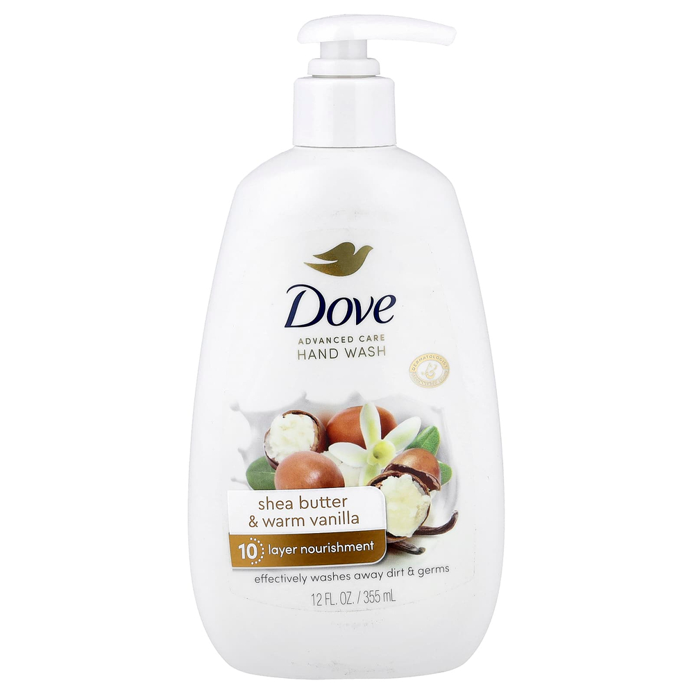 Dove, Средство для мытья рук Advanced Care, масло ши и теплая ваниль, 355 мл (12 жидк. унц.)