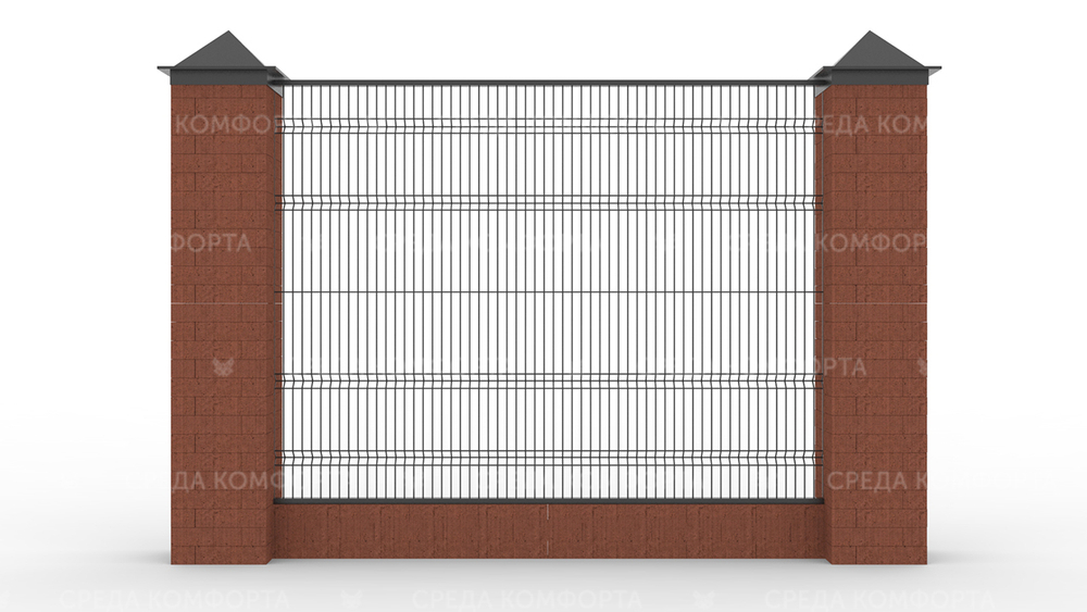Забор 3Д ZBR0067