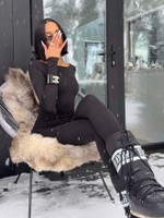 black long sleeve catsuit