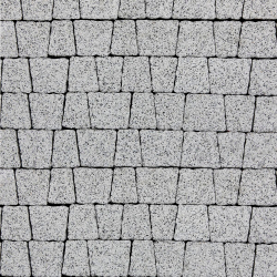 Тротуарная плитка АНТИК Б.3.А.6, комплект из 5 видов плит Стоунмикс Белый с черным