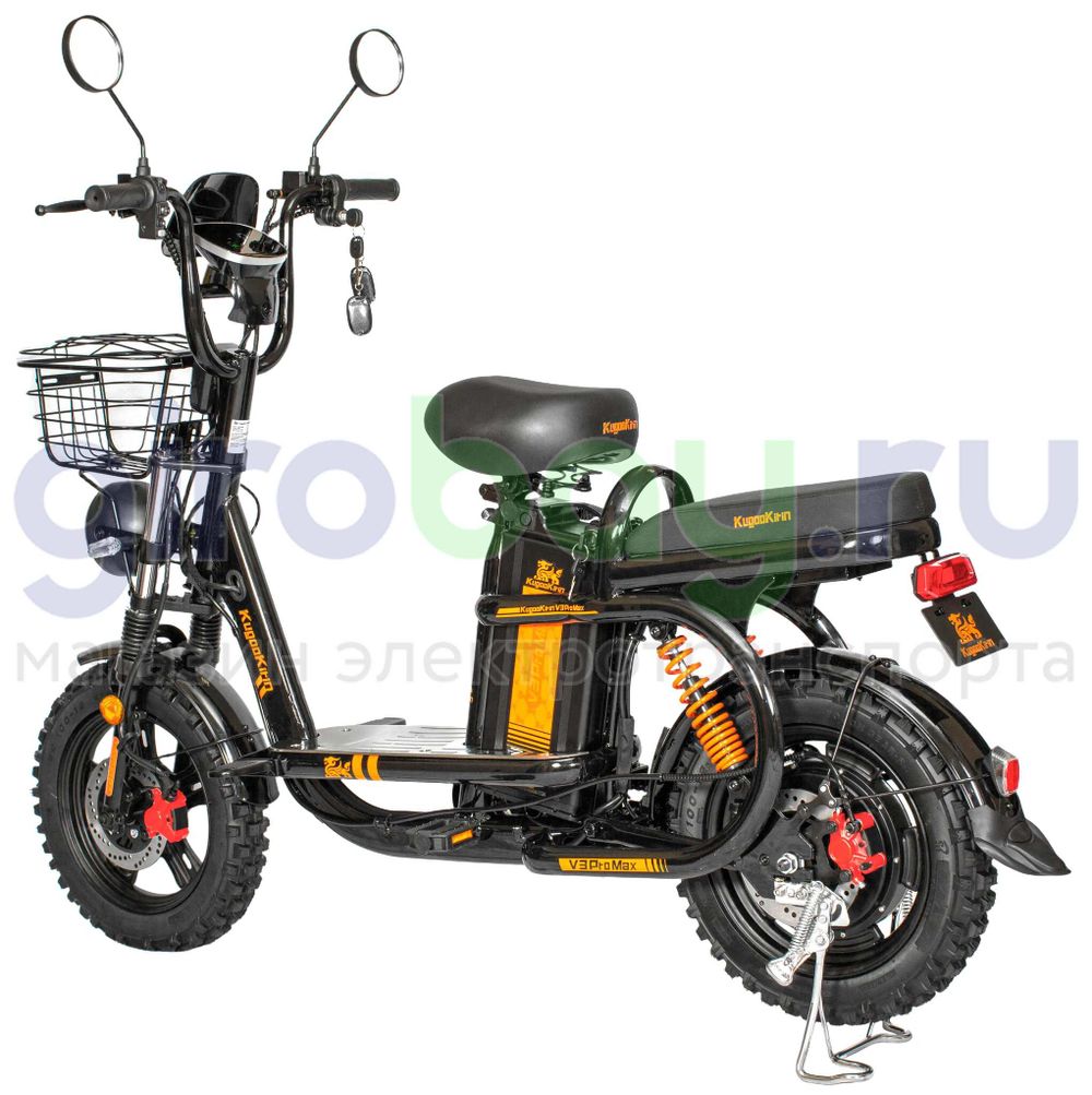 Электровелосипед Kugoo Kirin V3 PRO MAX (60V/28.6Ah) внедорожная резина фото №7