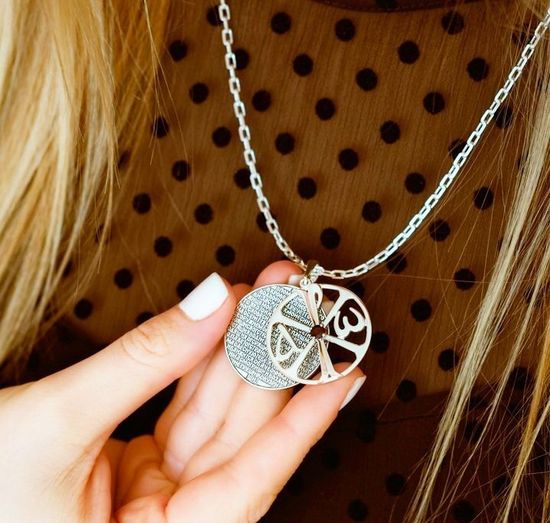 Подвеска. Ограждение Господне. Хризма. 90 псалом Живый в помощи_5