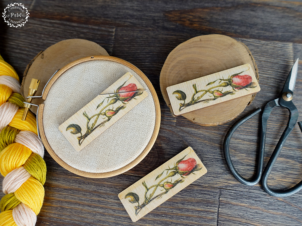 Магнитный держатель «Mira calligraphiae» с розами