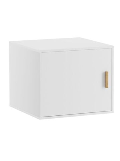 Dipriz Антресоль на шкаф Моби, 1 дверь, 60х58х50 см, с ручкой из массива дуба