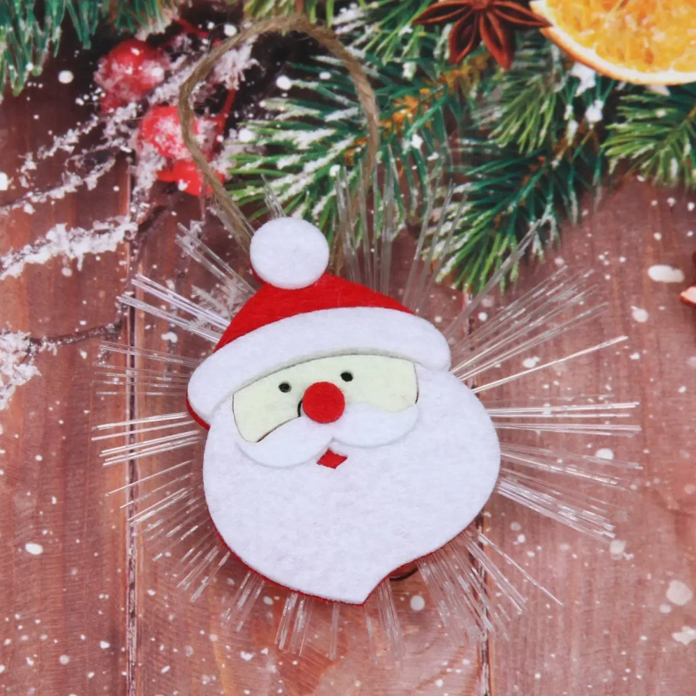 Сувенир с подсветкой «Дед Мороз в колпачке» 10 см