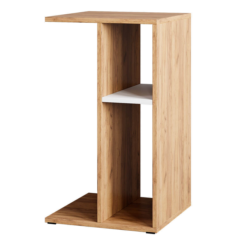 Напольная полка Ион-2 крафт/белый